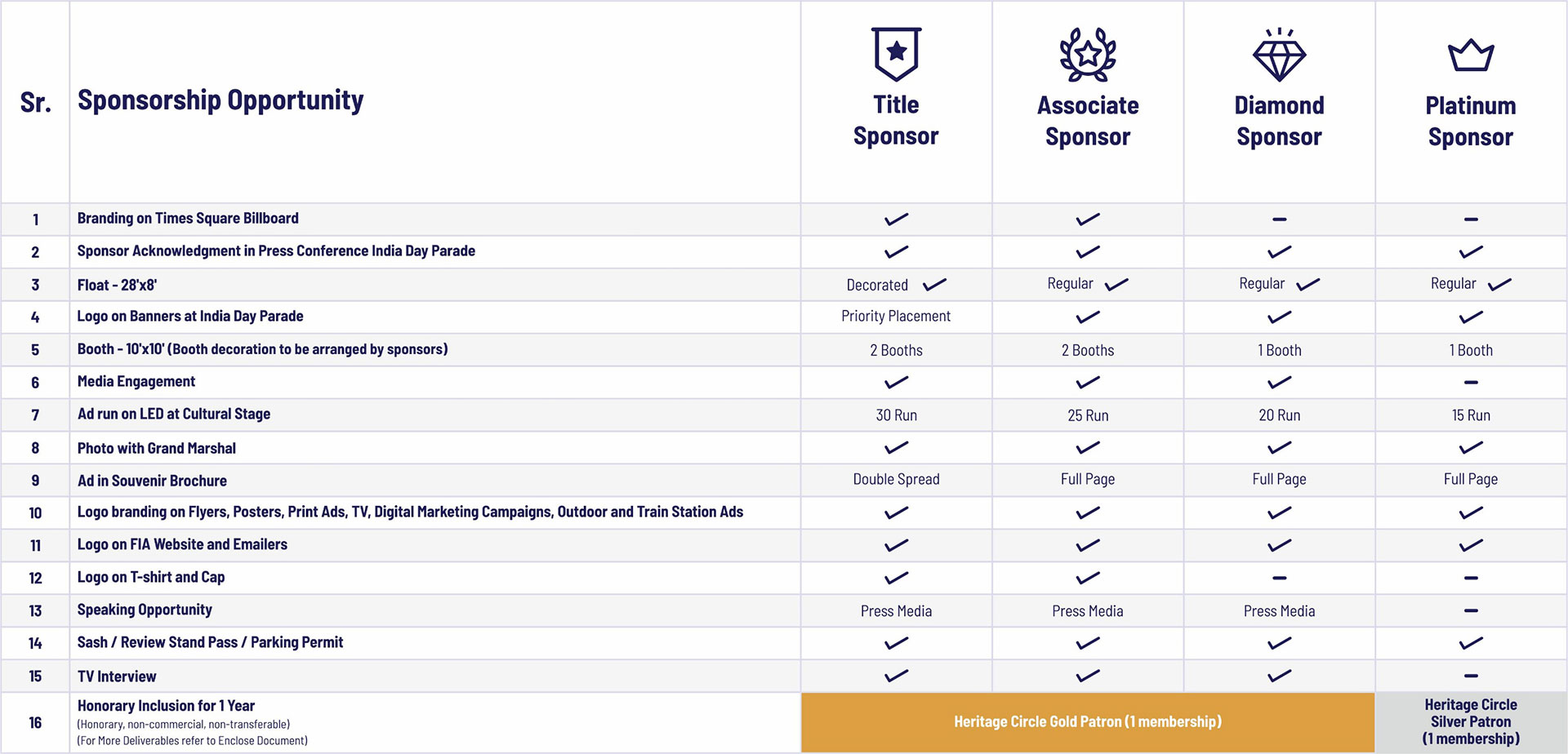 Sponsorship Opportunity