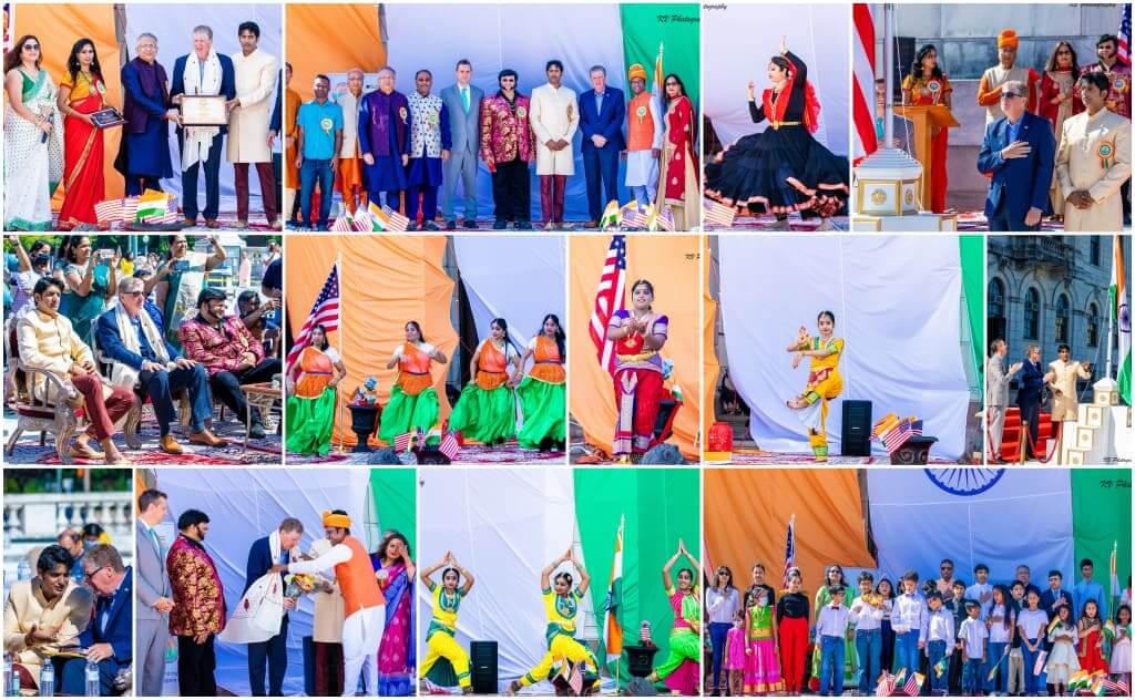 75th Independence Day celebration at Rhode Island State House