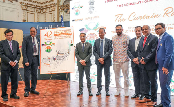 42nd Annual India Day Parade NYC Unveiled at Indian Consulate New York